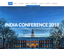 Tablet Screenshot of indiaconference.com